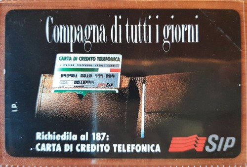 Scheda telefonica sip - scheda, lire