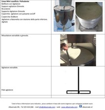 Caseificio mini caseificio , lavorazione latte formaggi 150 l