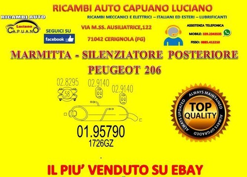 Marmitta gruppo scarico - marmitta,