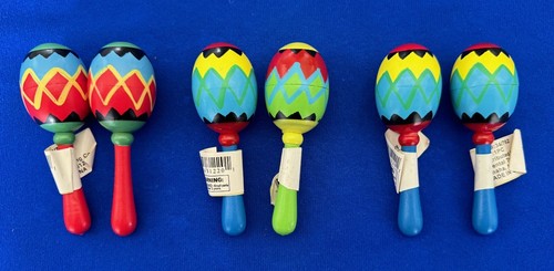 Paia mini maracas legno arte - 3,