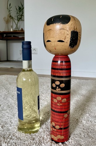 Raro grande kokeshi giapponese - raro,