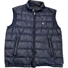 Prada Gilet Uomo Logo Targa