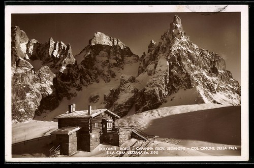 Cartolina capanna giovanni - capanna,