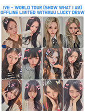 [IVE] WORLD TOUR - MOSTRA COSA SONO 70K MD CARTOLINA FOTOGRAFICA
