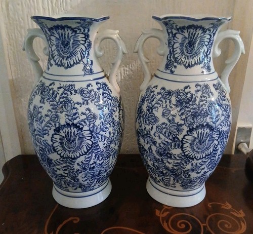 Coppia vasi marocchini blu - di,