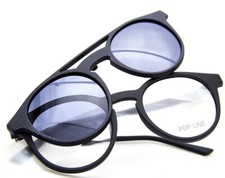 Pop Line by Italia Independent sunglasses Whitney 49-21 Double black eyeglasses