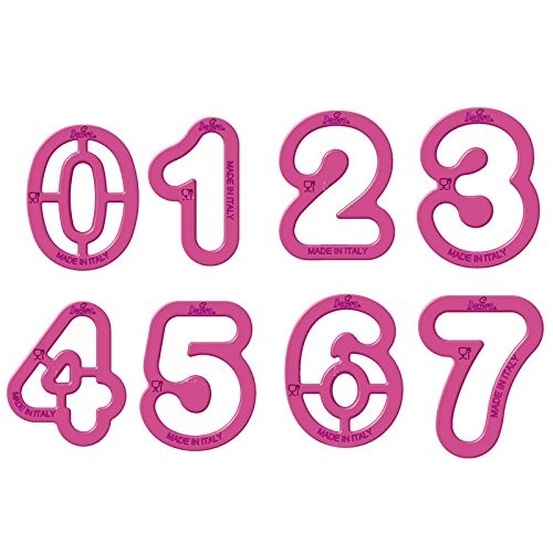 Set tagliapasta numeri - set, 9