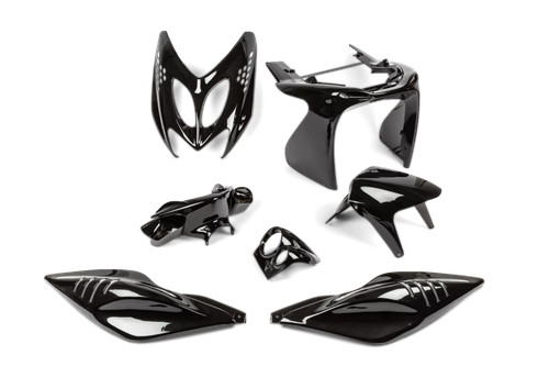 Kit carene pezzi nere - pezzi, yamaha