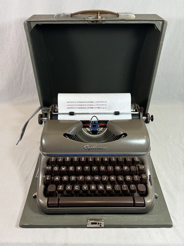 Macchina scrivere optima - macchina,
