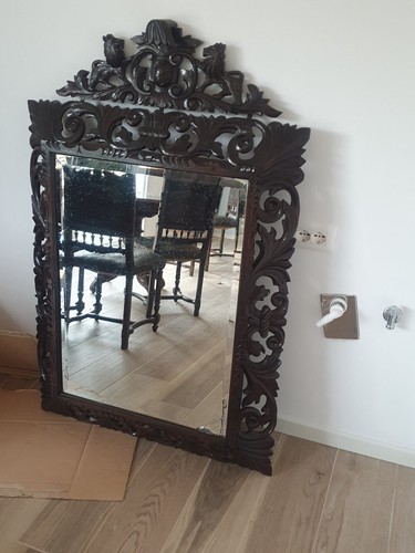 Specchiera grande antica legno - antica,