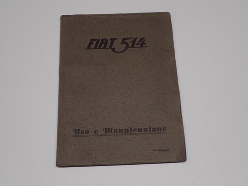 Fiat 514 libretto uso - 514,