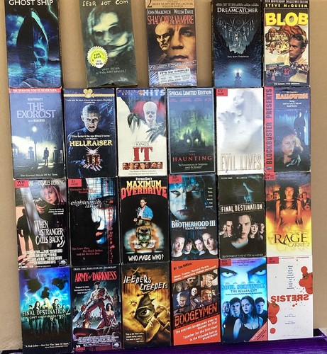 Vintage vhs horror - 23, movies