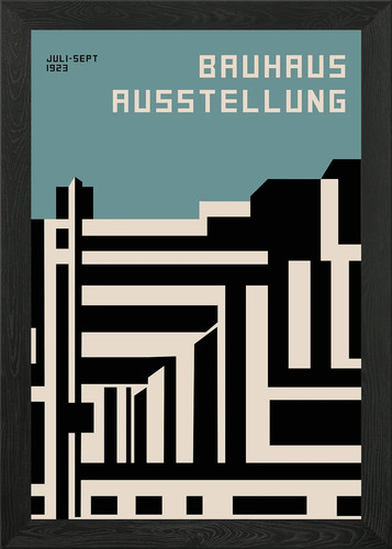 Bauhaus esposizione framed - esposizione,