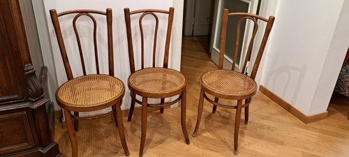 Sedie legno antiche con - legno,