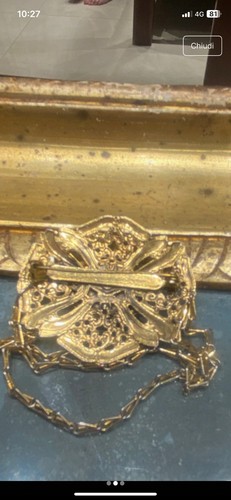 Spilla vintage corallo - spilla, argento