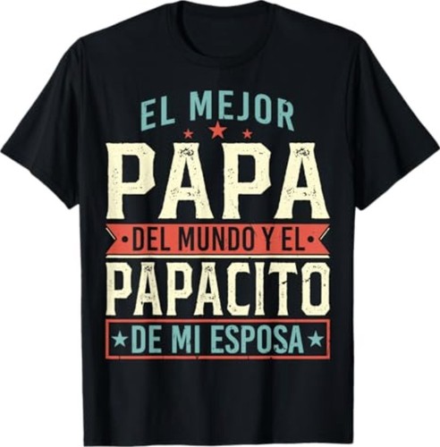 Maglietta mejor papa - mejor, del
