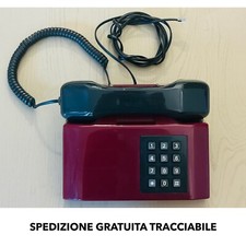 Telefono Da Tavolo Fisso SIP Italtel Tastiera Vintage ‘90 TESTATO - Rosso