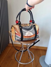 Bauletto Gattinoni planetarium in pelle con tracolla mano e spalle borsa borsett