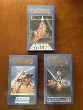 STAR WARS LA TRILOGIA cofanetto 3 VHS 20 Century FOX 1991 Guerre Stellari