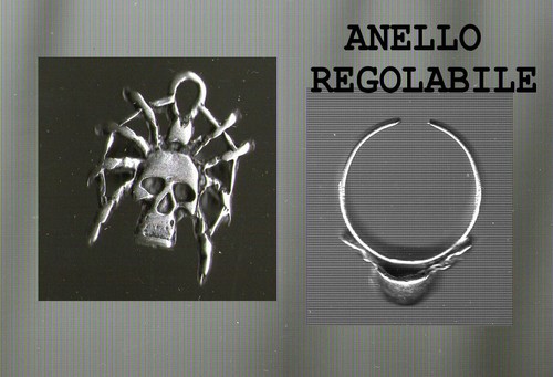 Anello teschio skull - anello,