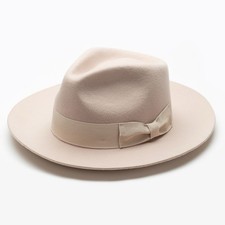 Cappello Fedora Gladwin Bond Grace in Lana con Tesa a Scatto - Cocco - Medium
