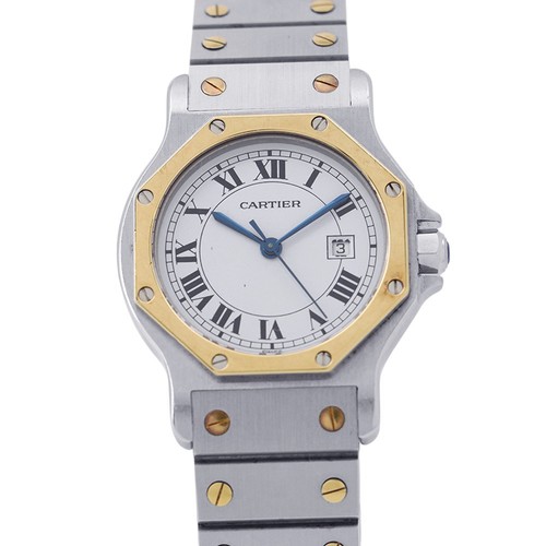Cartier santos ottagonale - ottagonale, lm