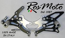 PEDANE ARRETRATE REARSETS KAWASAKI ZX10R 04-05 NERO BLACK