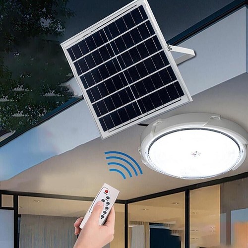 Plafoniera led pannello solare