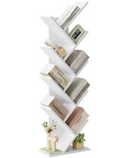 Libreria moderna a forma di albero – 8 ripiani. Design salvaspazio