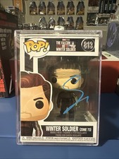 Funko Pop! Il falco e il soldato d'inverno firmato Sebastian Stan Beckett certificato di autenticità
