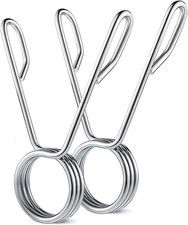 Coppia Clip a Molla 50Mm Collari Morsetti a Molla per Bilanciere Ferma Pesi Bloc