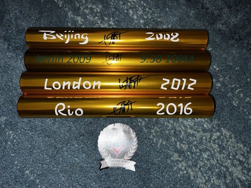 Set bastone oro - firmato, usain