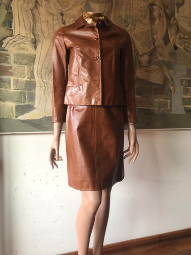 Completo pelle anni 60 - pelle,