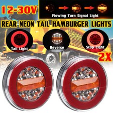 12v 24v led rotondo - 2x,