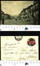 ACQUI TERME (AL) - BELLA E ANTICA VEDUTA DI CORSO CAVOUR - RARA ANNO 1924 -28390