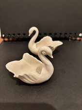 Lenox swan trinket piatti made - lenox,