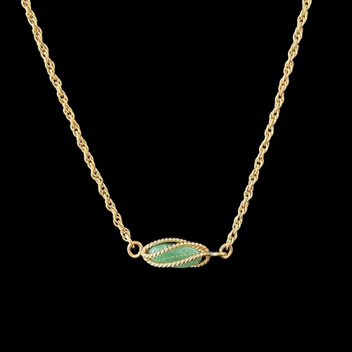 Collana catena lunga gabbia