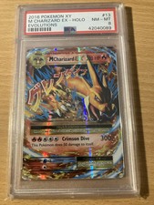 PSA 8 mega charizard ex holo