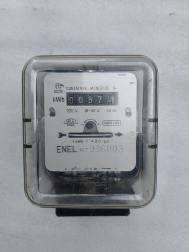 Contatore elettrico monofase - contatore,