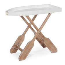 Yes Everyday GOZZO L Tavolino Legno e Bianco (75cm)