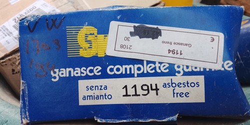 Ganasce freni maggiolone - ganasce,