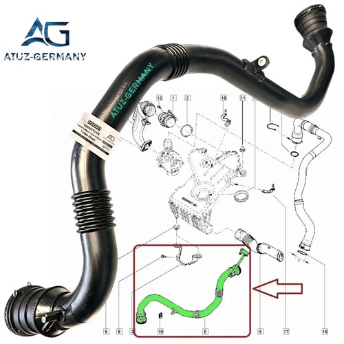 Tuyau turbo d origine - ag®, d'origine