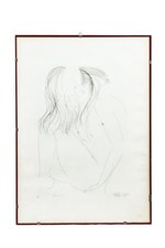 Emilio Greco Aretusa N. 2 Roma 1982 Acquaforte 7/90 Quadro con cornice dipinto