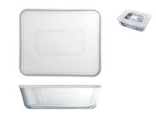 Pirofila rettangolare con coperchio Cook & Freeze 22 x 17 cm