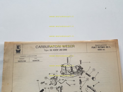Weber carburatore icev - weber,