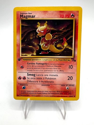 Carta pokemon magmar set - carta,