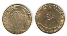 1990 Vaticano Lire 20 Giovanni