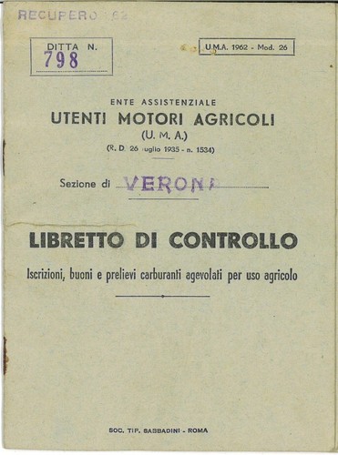 Libretto controllo utenti - libretto,