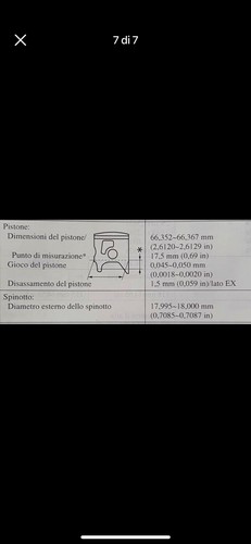 Pistone 250 diametro - pistone, yz