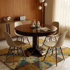 Tavolo Tondo Vintage Stile